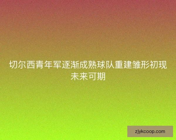 切尔西青年军逐渐成熟球队重建雏形初现未来可期